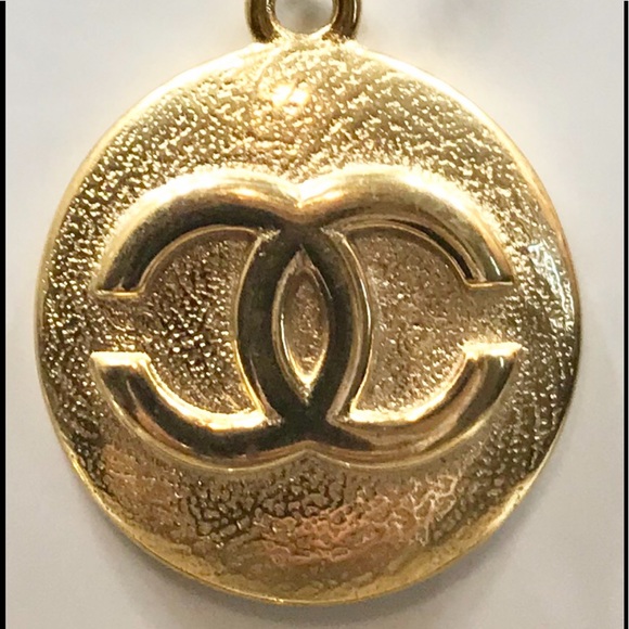 Authentic Chanel Cc Pendant 